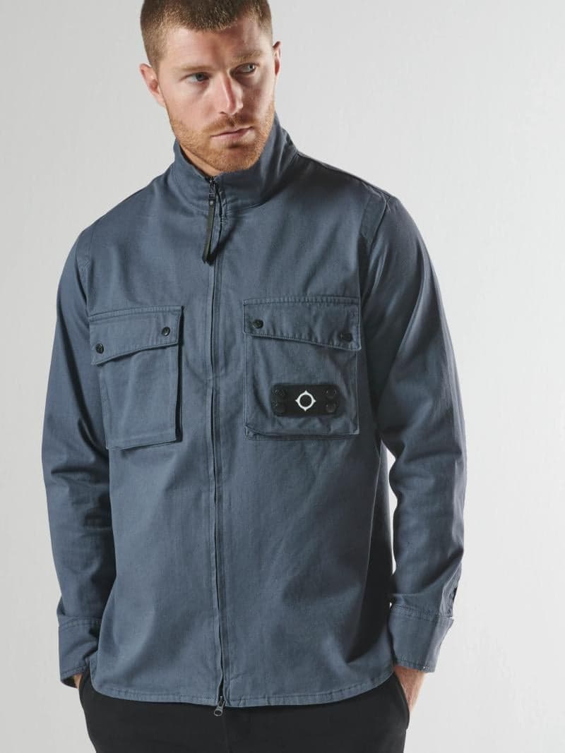 MA.STRUM AERIAL FUNNEL NECK OVERSHIRT
 photo